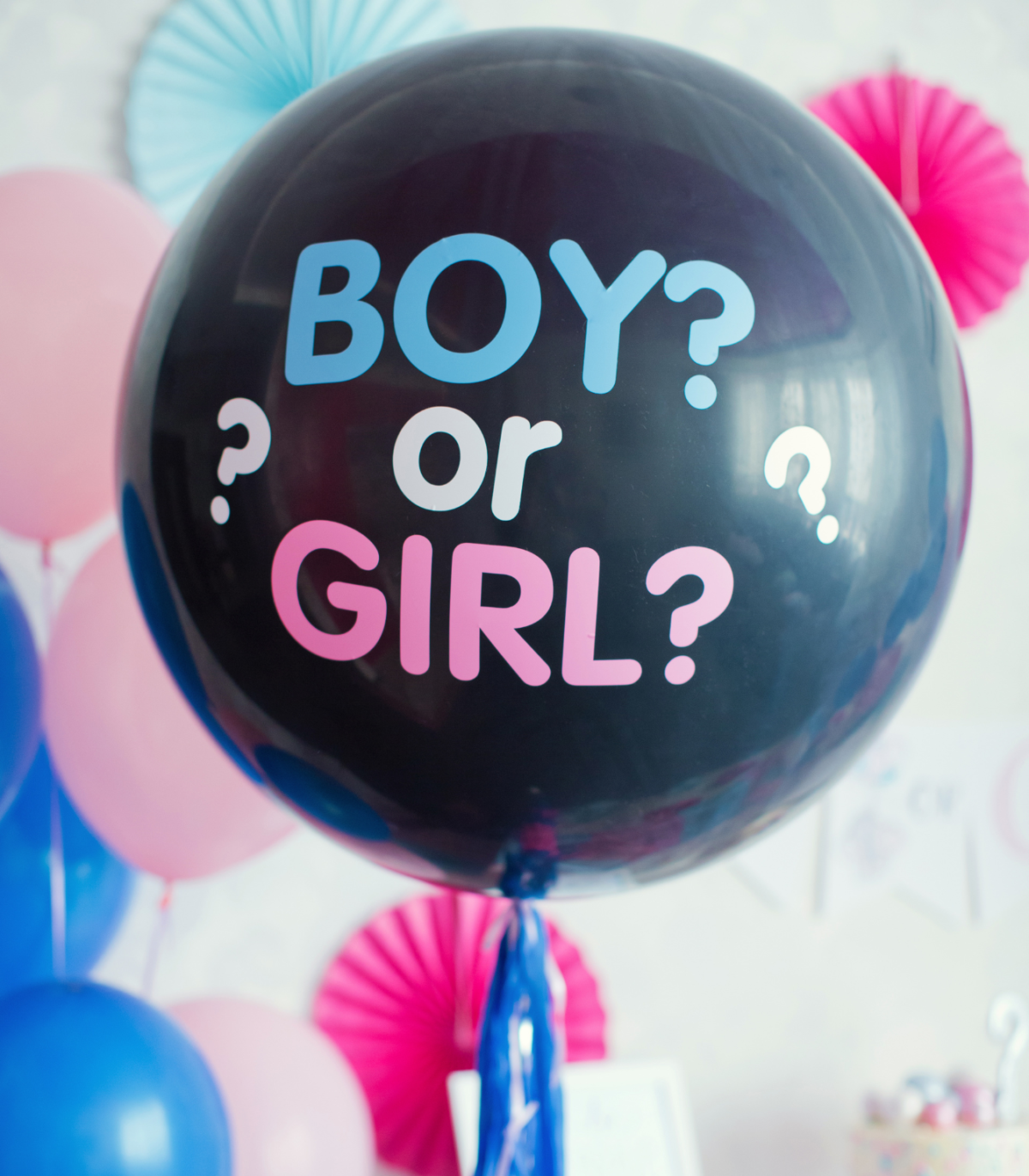 Gender reveal balloon in Malaysia