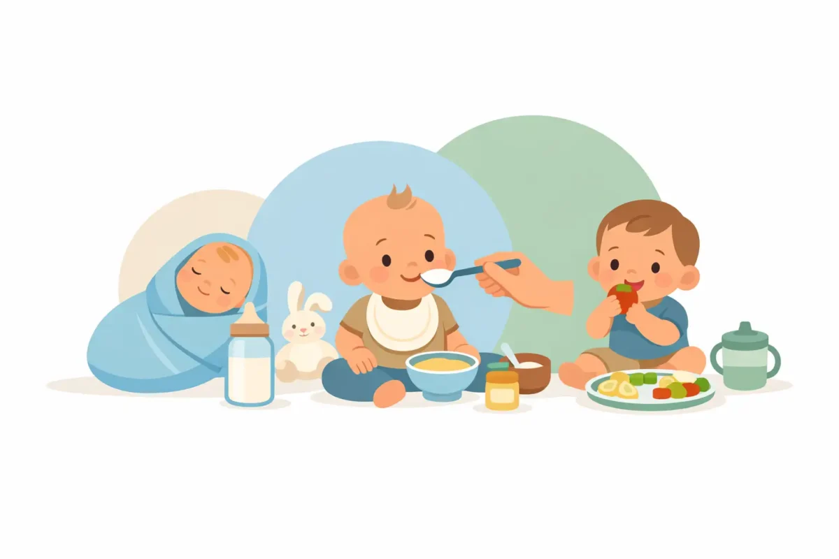 Baby Feeding Schedule by Age From 0 to 12 Months