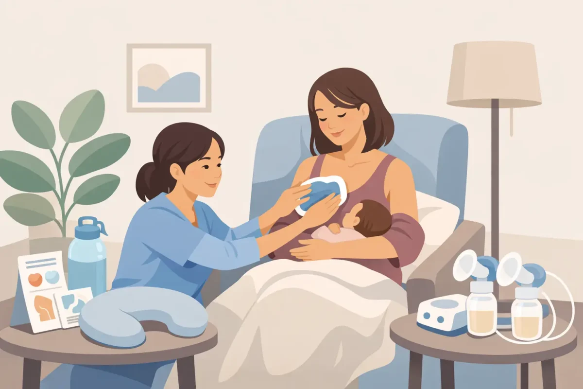 How to Manage Breast Engorgement Comfortably