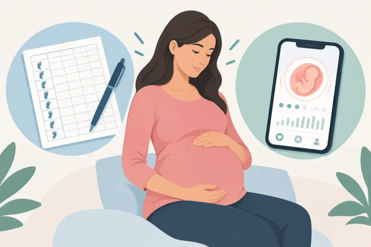 Fetal Kick Chart Versus App: Which Works?